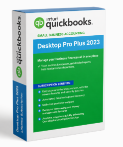 Quickbooks Desktop Pro Plus 2023 for Windows Lifetime | 1 User | US Version